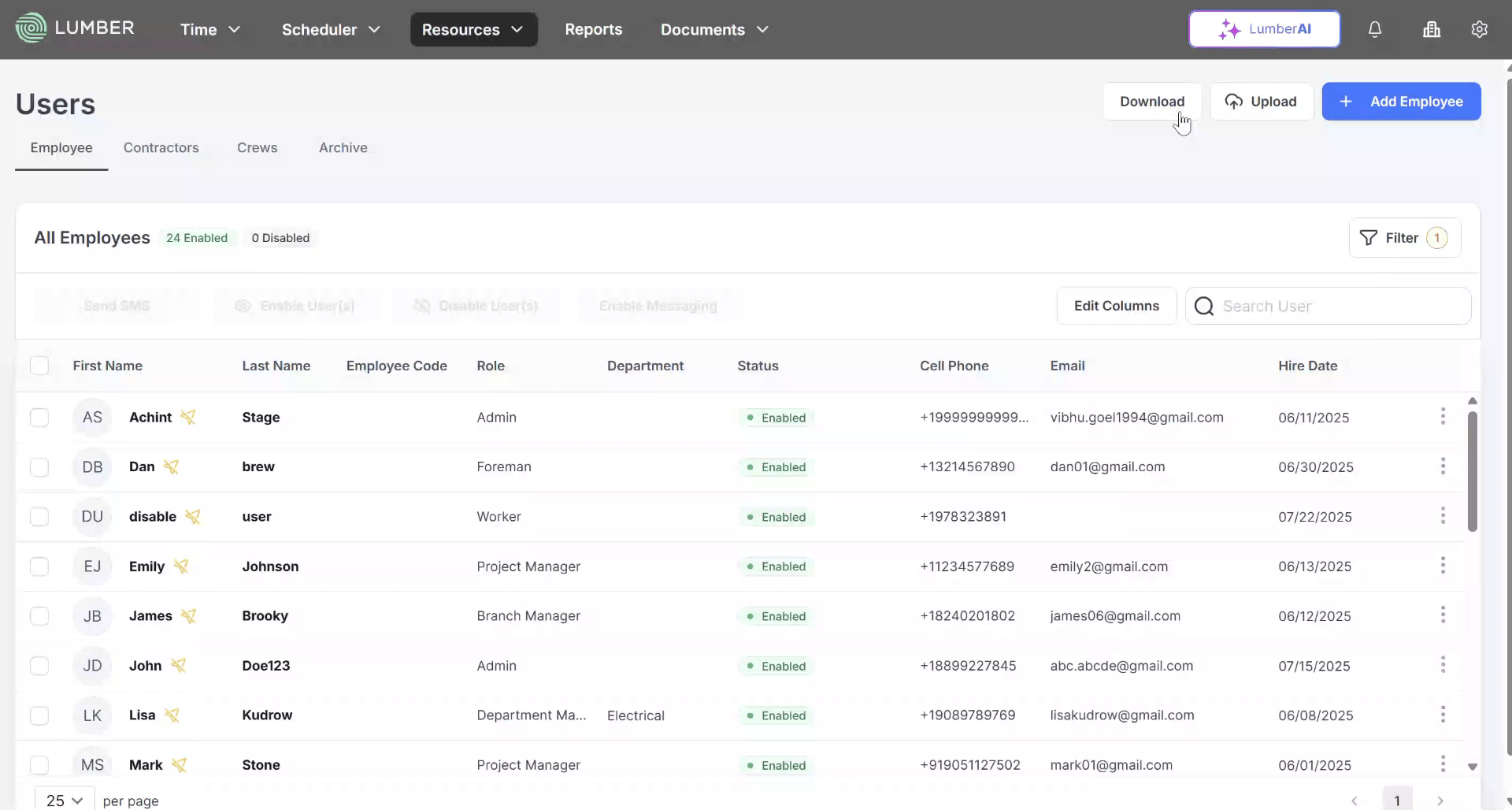 Download Demographic Data